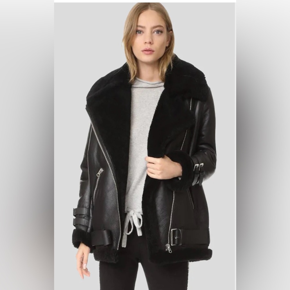 Women’s Bagatelle Collection aviator jacket (s)